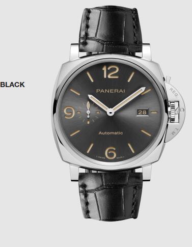 Panerai Luminor Due 45mm Replica Watch PAM00943 ALLIGATOR BLACK